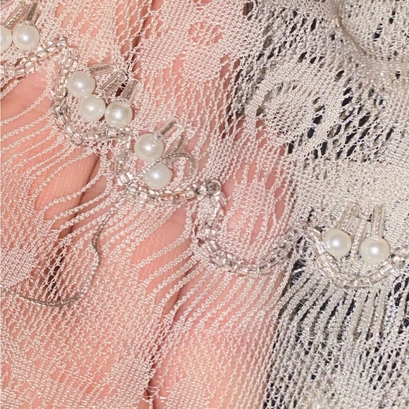 🧚‍♀️3for50$ Vintage lace beaded shirt - Picture 5 of 9